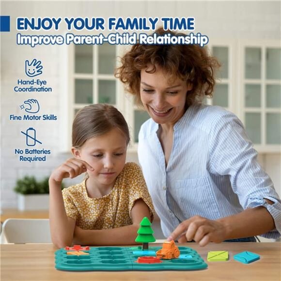 Kids Toys STEM Board Games Logic Road Builder Brain Teasers Puzzles Boys Girls - Picture 6 of 6